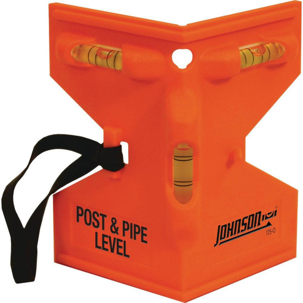 175-O Johnson Level Glo-Orange Post Level