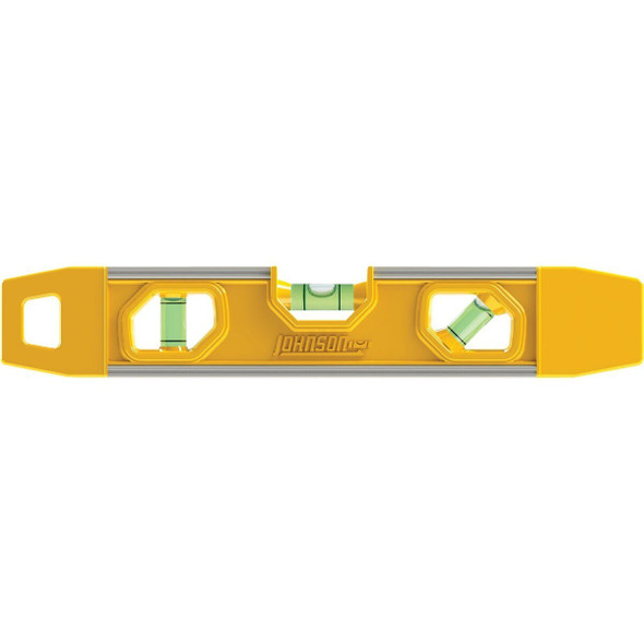 8500M Johnson Level 9 In. Rubber Edge Aluminum Magnetic Torpedo Level
