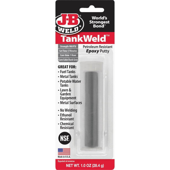 8217 J-B Weld TankWeld 1 Oz. Gray Epoxy Putty