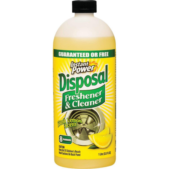 1501 Scotch 33.8 Oz. Instant Power Lemon Scent Disposer and Liquid Drain Cleaner