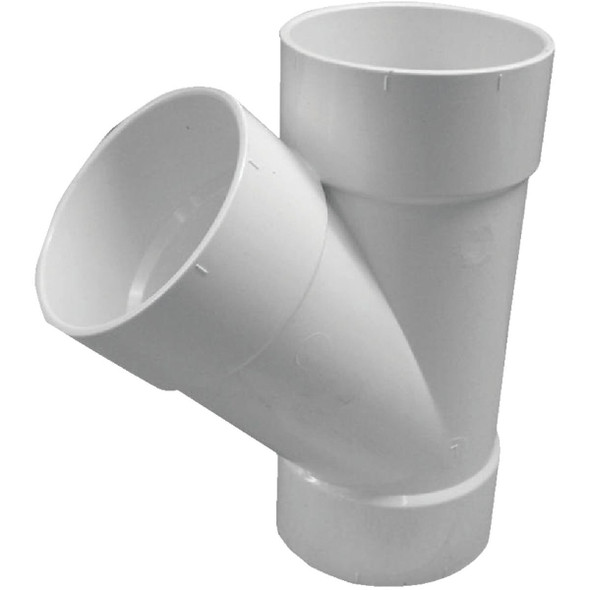 414133BC IPEX Canplas SDR 35 Hub 3 In. PVC Sewer and Drain Wye