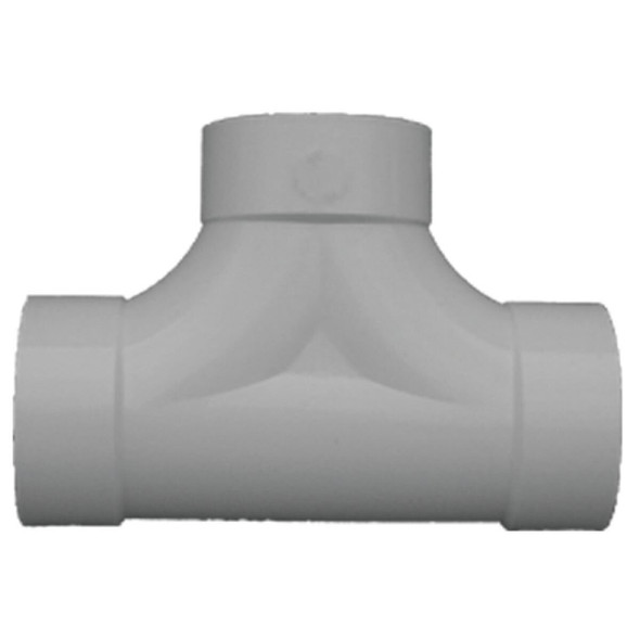 414155BC IPEX 4 In. PVC Sewer and Drain Two Way Tee
