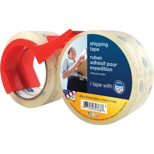 4368 IPG 1.88 In. X 54.6 Yd. Clear Film Carton Sealing Tape (2 Pack)