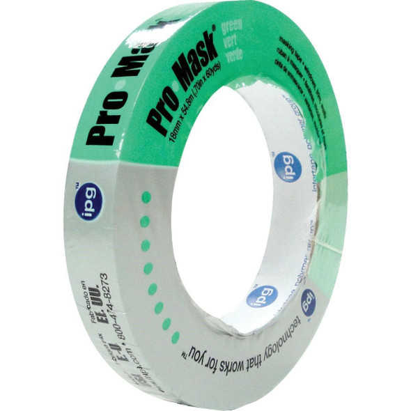 5802 IPG ProMask Green 0.70 In. x 60 Yd. Professional Green Painter's Grade Masking Tape