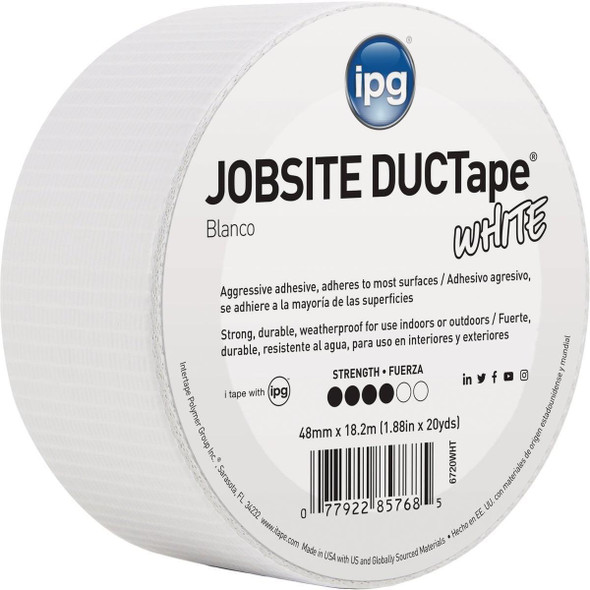 6720WHT Intertape DUCTape 1.88 In. x 20 Yd. General Purpose Duct Tape, White