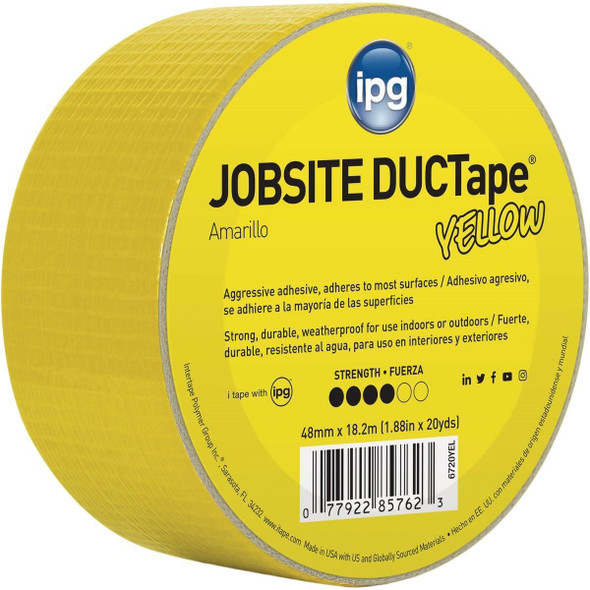 6720YEL Intertape DUCTape 1.88 In. x 20 Yd. General Purpose Duct Tape, Yellow