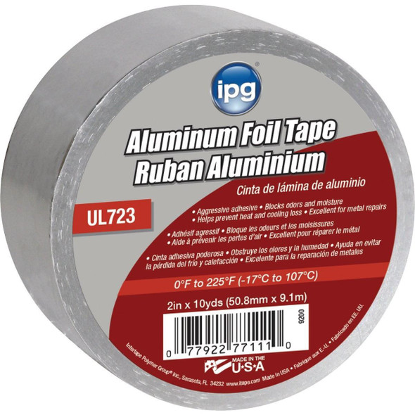9200 Intertape 2 In. x 10 Yd. UL723 Aluminum Foil Tape
