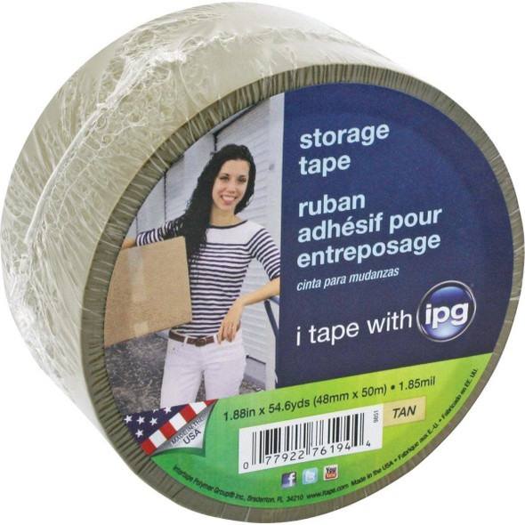 09851 IPG 1.88 In. X 55 Yd. Tan Sealing Tape