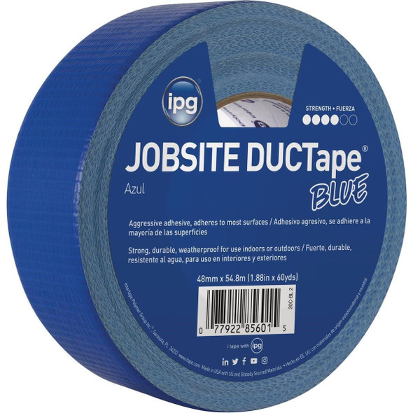 20C-BL2 Intertape DUCTape 1.88 In. x 60 Yd. General Purpose Duct Tape, Blue
