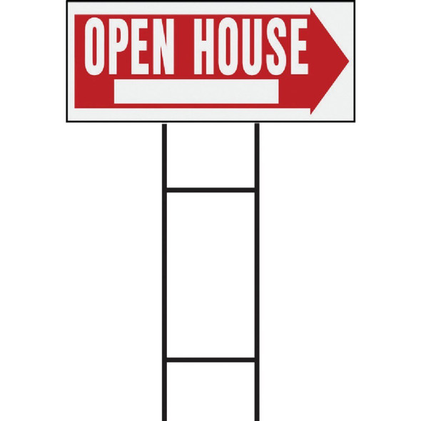 RS-803 Hy-Ko Corrugated Plastic Sign, Open House
