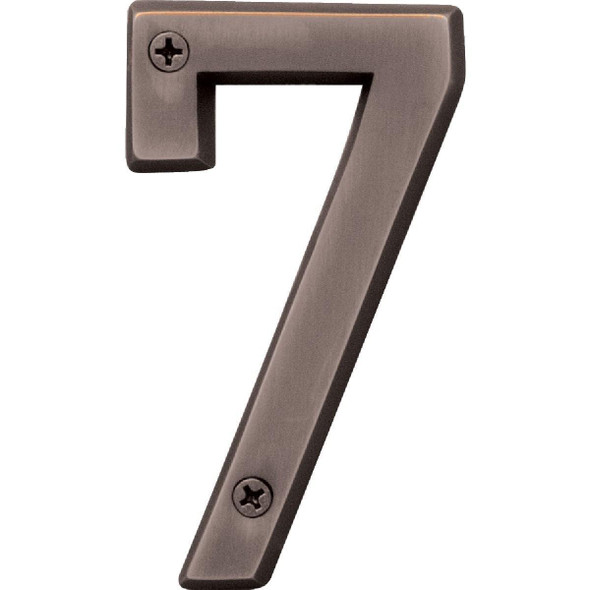 BR-42OWB/7 Hy-Ko Prestige Series 4 In. Oil Rubbed Bronze House Number Seven
