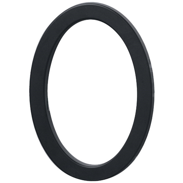 FM-6/0 Hy-Ko Architectural Series 6 In. Satin Black House Number Zero