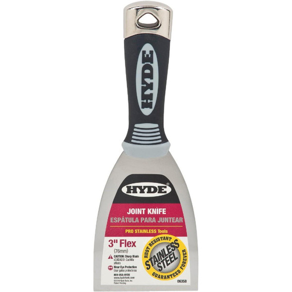06358 Hyde Pro Stainless 3 In. Flex Putty Knife