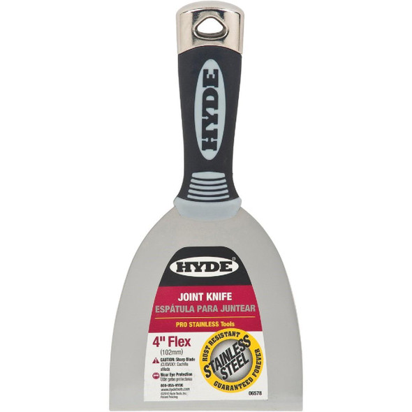06578 Hyde Pro Stainless 4 In. Flex Joint Knife