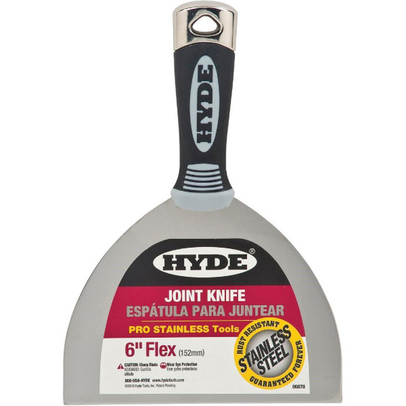 06878 Hyde Pro Stainless 6 In. Flex Joint Knife