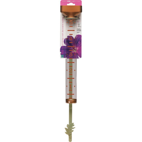 820-0582 EZRead 5 In. Plastic Decorative Rain Gauge