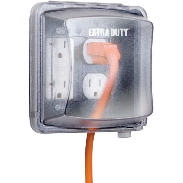 MM2420C Hubbell 2-Gang Vertical Mount Non-Metallic In-Use Outdoor Outlet Cover