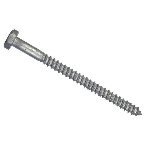 812099 Hillman 1/2 In. x 4-1/2 In. Galvanized Hex Lag Screw (25 Ct.)