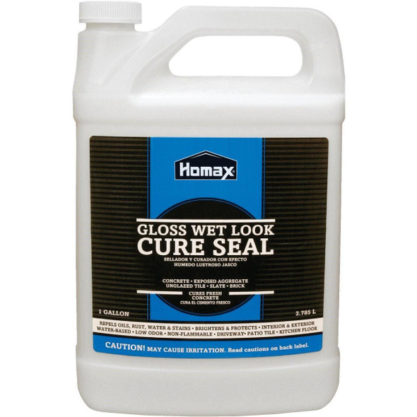 0613 Homax Clear Natural Wet-Look Concrete Sealer, 1 Gal.