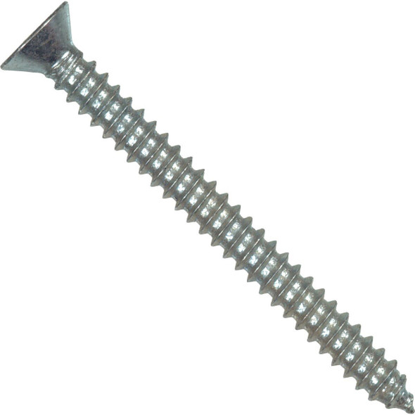 80186 Hillman #8 x 1 In. Phillips Flat Head Zinc Sheet Metal Screw (100 Ct.)