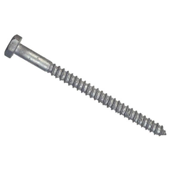 812018 Hillman 1/4 In. x 3-1/2 In. Galvanized Hex Lag Screw (100 Ct.)