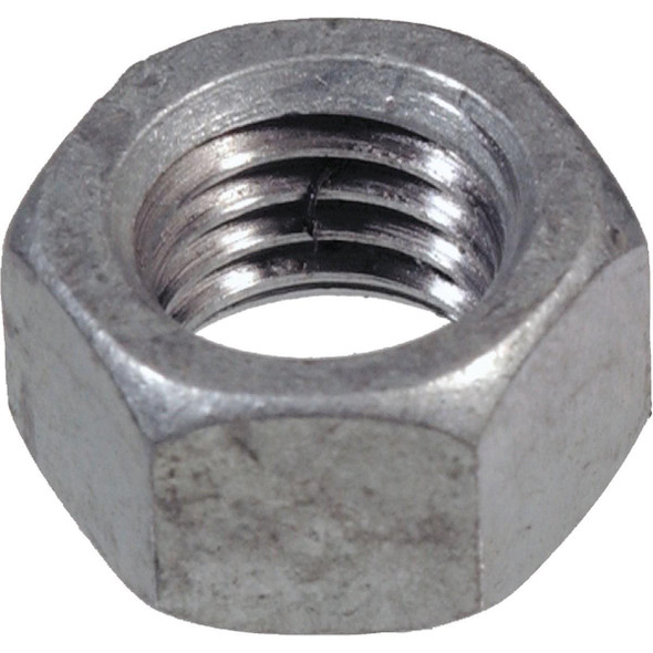 810503 Hillman 1/4 In. 20 tpi Grade 2 Galvanized Zinc Hex Nuts (100 Ct.)