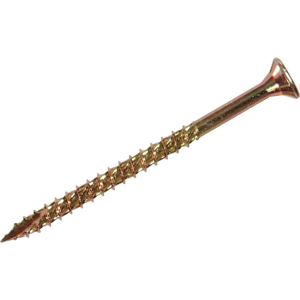 48584 Hillman Power Pro #89 x 3 In. Flat Head Star All-Purpose Wood Screw (94 Ct., 1 Lb.)