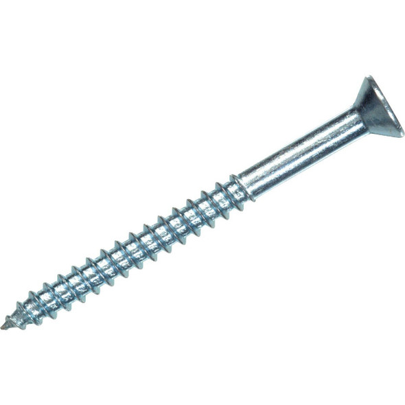 40003 Hillman #4 x 1/2 In. Flat Head Phillips Zinc Wood Screw (100 Ct.)