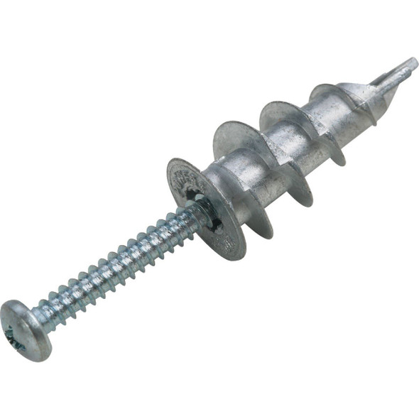 41408 Hillman #8 Zinc Wallboard Self-Drilling Anchor with Screws (10 Ct.)