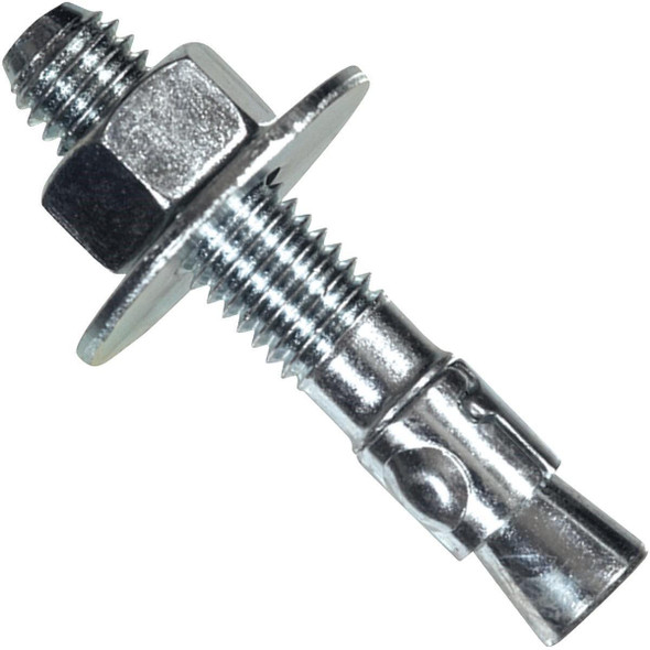 371958 Hillman Power Stud 3/4 In. x 5-1/2 In. Zinc-Plated Wedge Anchor (10 Ct.)