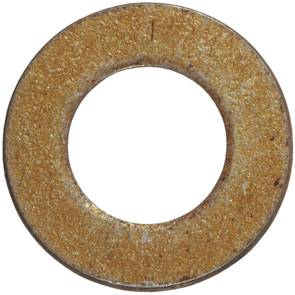280324 Hillman 3/8 In. SAE Hardened Steel Yellow Dichromate Flat Washer (100 Ct.)