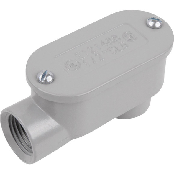 59512 Halex 1-1/4 In. Die-Cast Copper-Free Aluminum Alloy Service Entrance Elbow