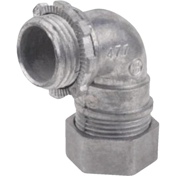 90291 Halex 1/2 In. Compression 90-Degree EMT Conduit Connector