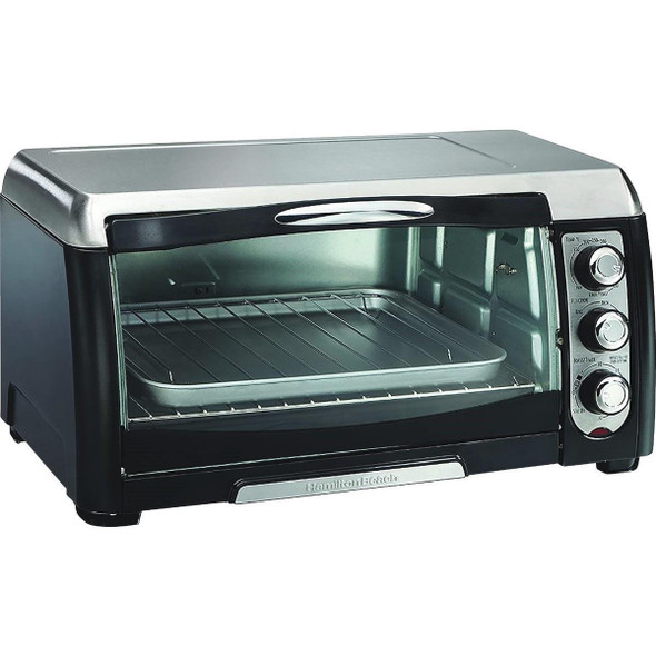 31330D Hamilton Beach 6-Slice Stainless Steel Toaster Oven