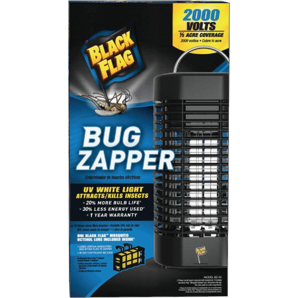 BZ-20 Black Flag 1/2-Acre 2000V Bug Zapper