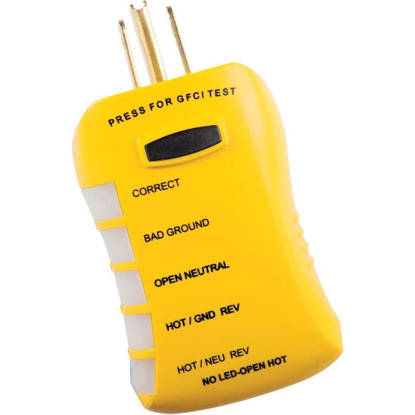 HGT6520 Gardner Bender Sperry Stop Shock 2 GFCI Circuit Tester