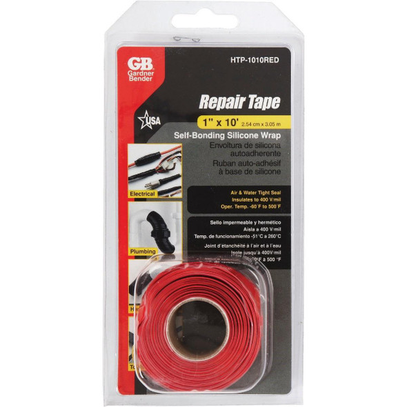 HTP-1010RED Gardner Bender Red 1 In. x 10 Ft. Self-Sealing Tape