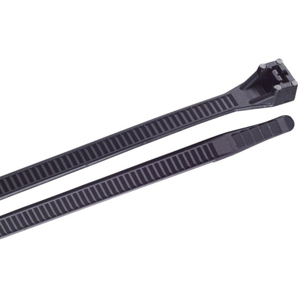 45-518UVBN Gardner Bender 18 In. x 0.35 In. Black Nylon Ultra Violet Heavy-Duty Cable Tie (10-Pack)