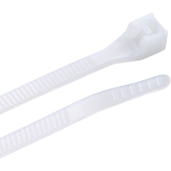 46-206 Gardner Bender DoubleLock 6 In. x 0.13 In. Natural Color Nylon Cable Tie (100-Pack)