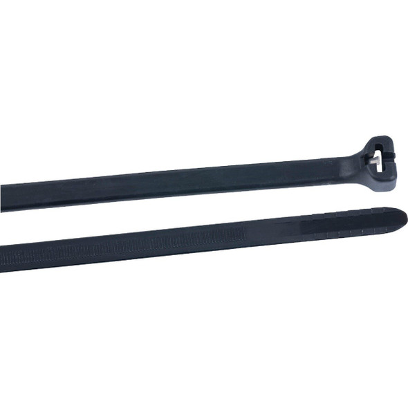 46-308UVBMP Gardner Bender Precision Lock 7 In. Black Nylon Metal Pawl Cable Tie (20-Pack)