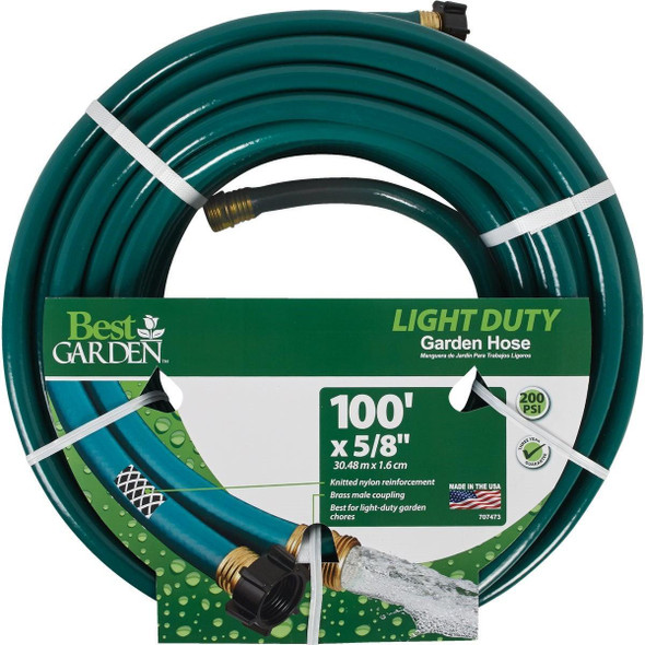 DBR58100 Best Garden 5/8 In. x Dia. 100 Ft. L. Light-Duty Garden Hose