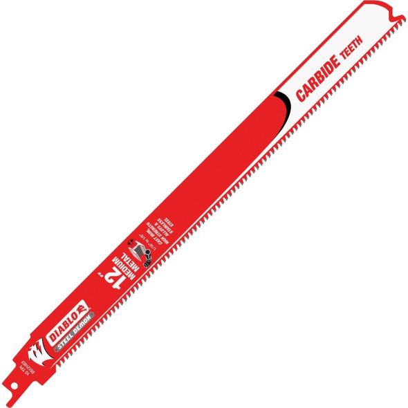 DS1210CF Diablo Steel Demon 12 In. 10 TPI Carbide Medium Metal Reciprocating Saw Blade