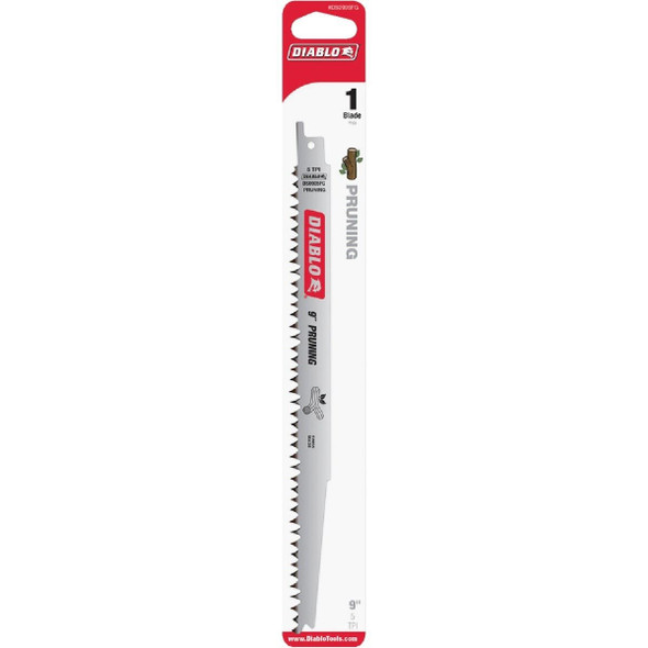 DS0905FG5 Diablo 9 In. 5 TPI Pruning Reciprocating Saw Blade (5-Pack)