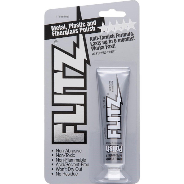 BP 03511 Flitz 1.76 Oz. Metal, Plastic & Fiberglass Paste Polish