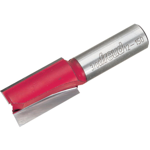 12-150 Freud Carbide Tip 23/32 In. Double Flute Straight Bit