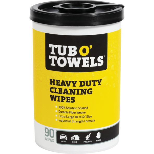 TW90 Tub O Towels Heavy Duty Cleaning Wipes (90 Ct.)