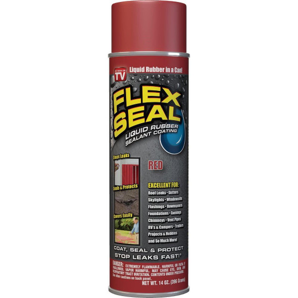 FSREDR20 FLEX SEAL 14 Oz. Spray Rubber Sealant, Red