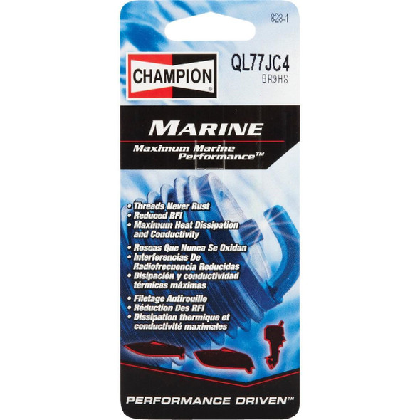 828-1 Champion QL77JC4 Copper Plus Marine Spark Plug