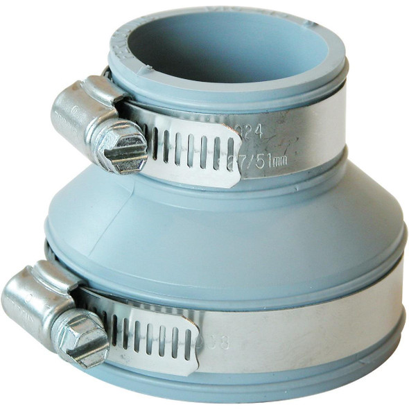 PDTC-215 Fernco Flexible 2 In. x 1-1/2 In. PVC Drain and Trap Connector