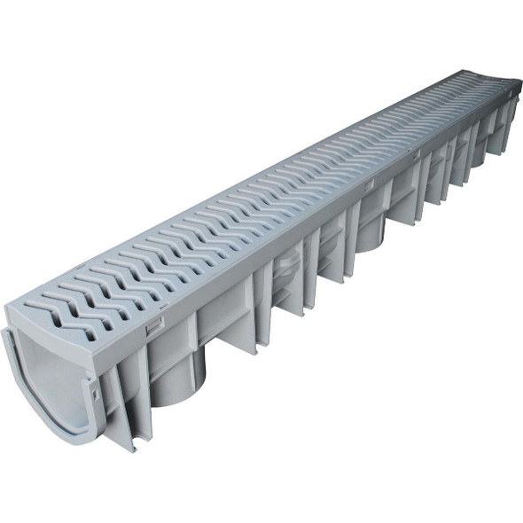 FSDP-CHGG Fernco 39.5 In. Gray Polypropylene Storm Channel Drain